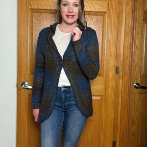 💙 ARTISAN ALPACA BLEND CARDIGAN — ONE OF A KIND 💙